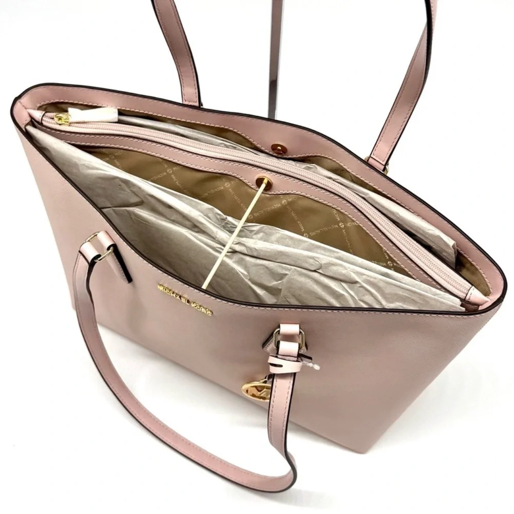 Michael Kors Sheila Large Signature Logo Tote Bag - Powder Blush